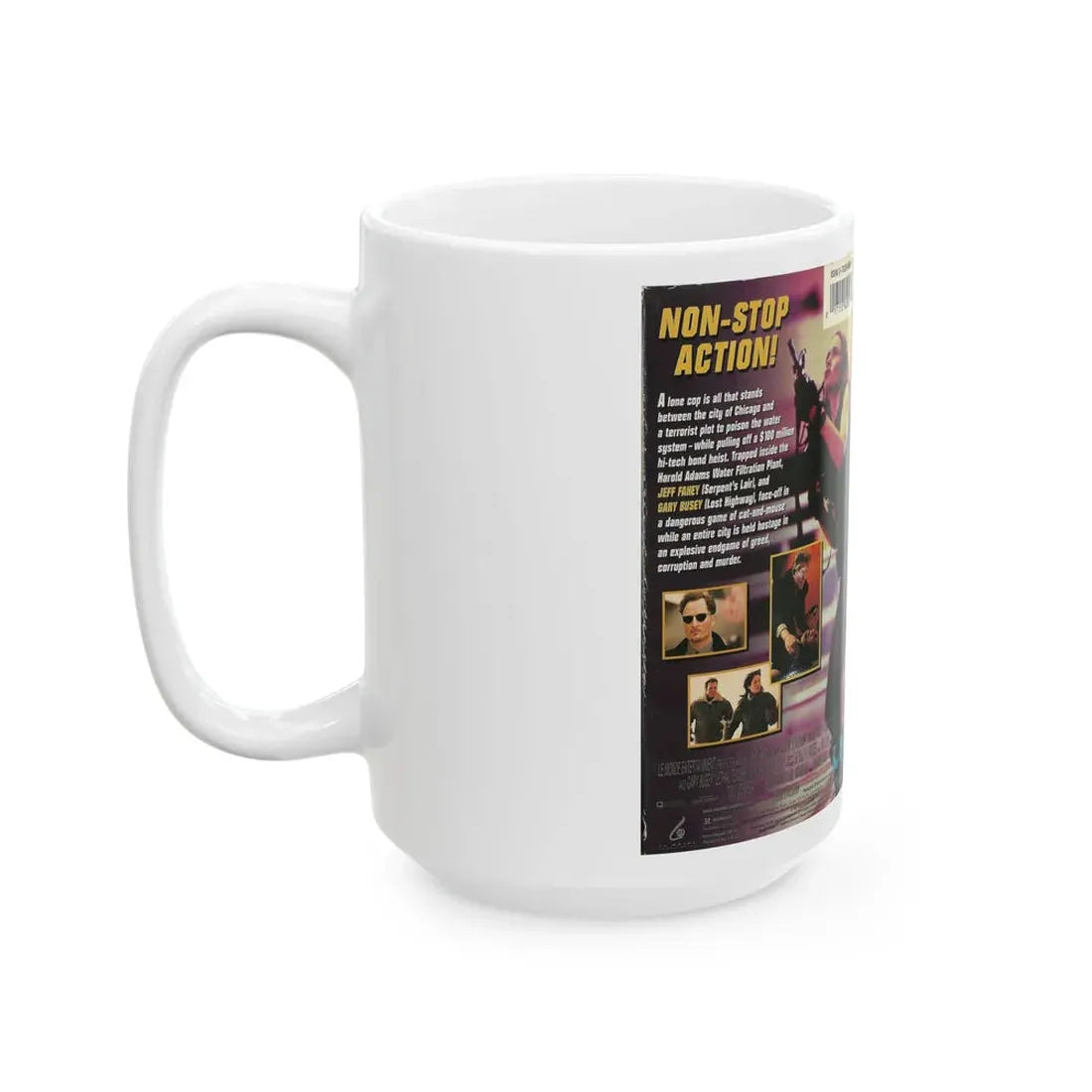 LETHAL TENDER JEFF FAHEY GARY BUSEY (VHS COVER) - White Coffee Mug - Go Mug Yourself