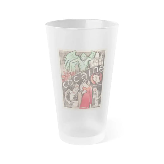 LETTER AT DAWN (COCAINE) 1948 Movie Poster - Frosted Pint Glass 16oz 16oz Frosted - Go Mug Yourself