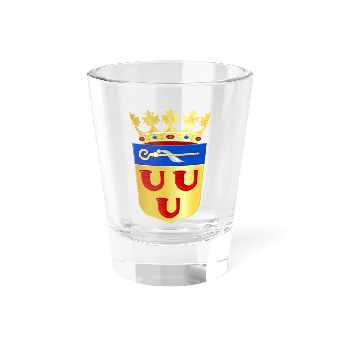 Leudal wapen (Netherlands) (Coat of Arms) Shot Glass 1.5oz 1.5oz - Go Mug Yourself