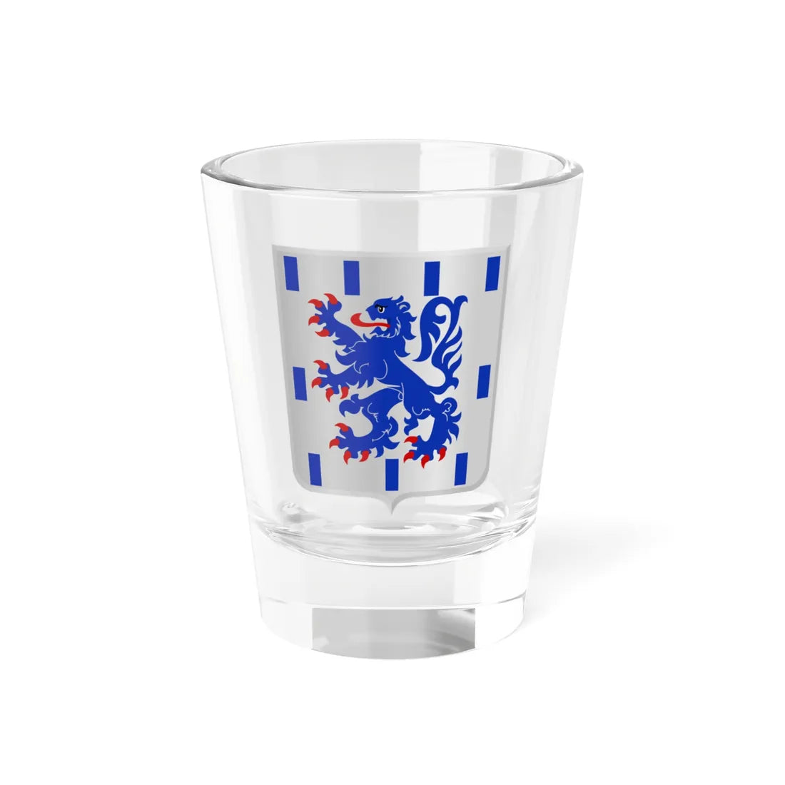 Leuze-en-Hainaut wapen (Belgium) (Coat of Arms) Shot Glass 1.5oz 1.5oz - Go Mug Yourself