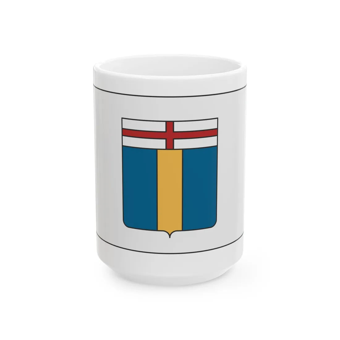 Levanto-Bandiera (Italy) White Coffee Mug 15oz - Go Mug Yourself