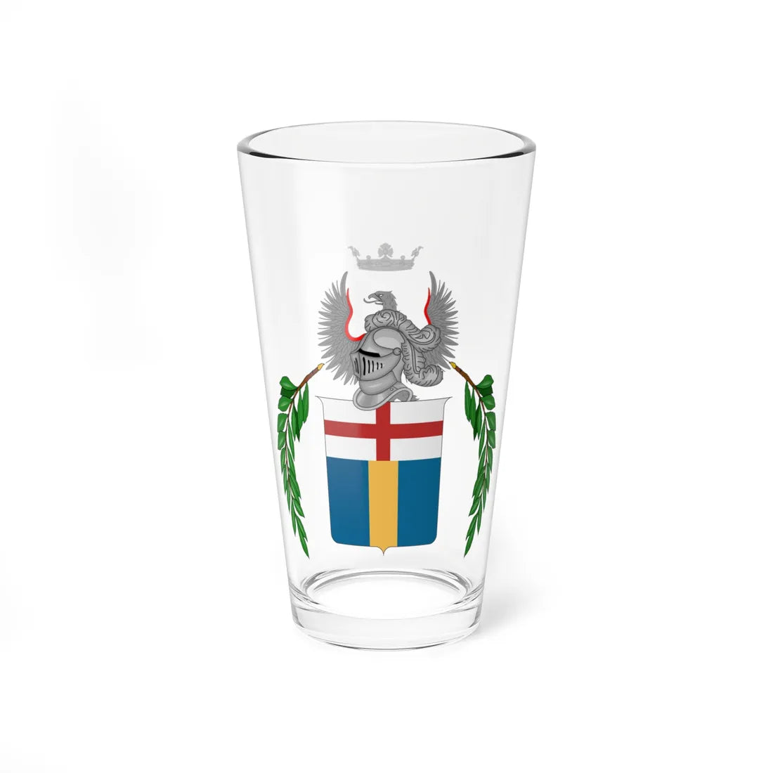 Levanto-Stemma (Italy) (Coat of Arms) Pint Glass 16oz 16oz - Go Mug Yourself