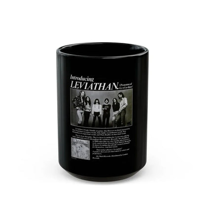 Leviathan 1974 (Music Poster) Black Coffee Mug 15oz - Go Mug Yourself