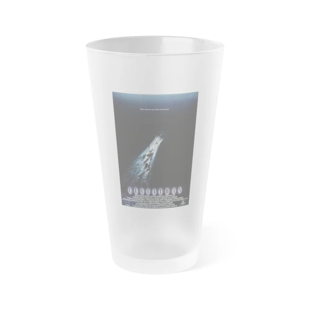 LEVIATHAN 1989 Movie Poster - Frosted Pint Glass 16oz-16oz-Frosted-Go Mug Yourself