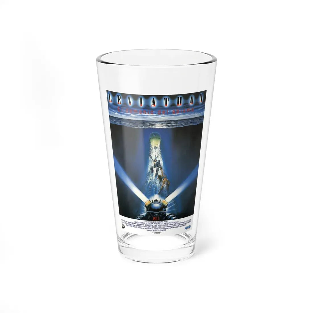 LEVIATHAN (2) 1989 Movie Poster - Pint Glass 16oz 16oz - Go Mug Yourself
