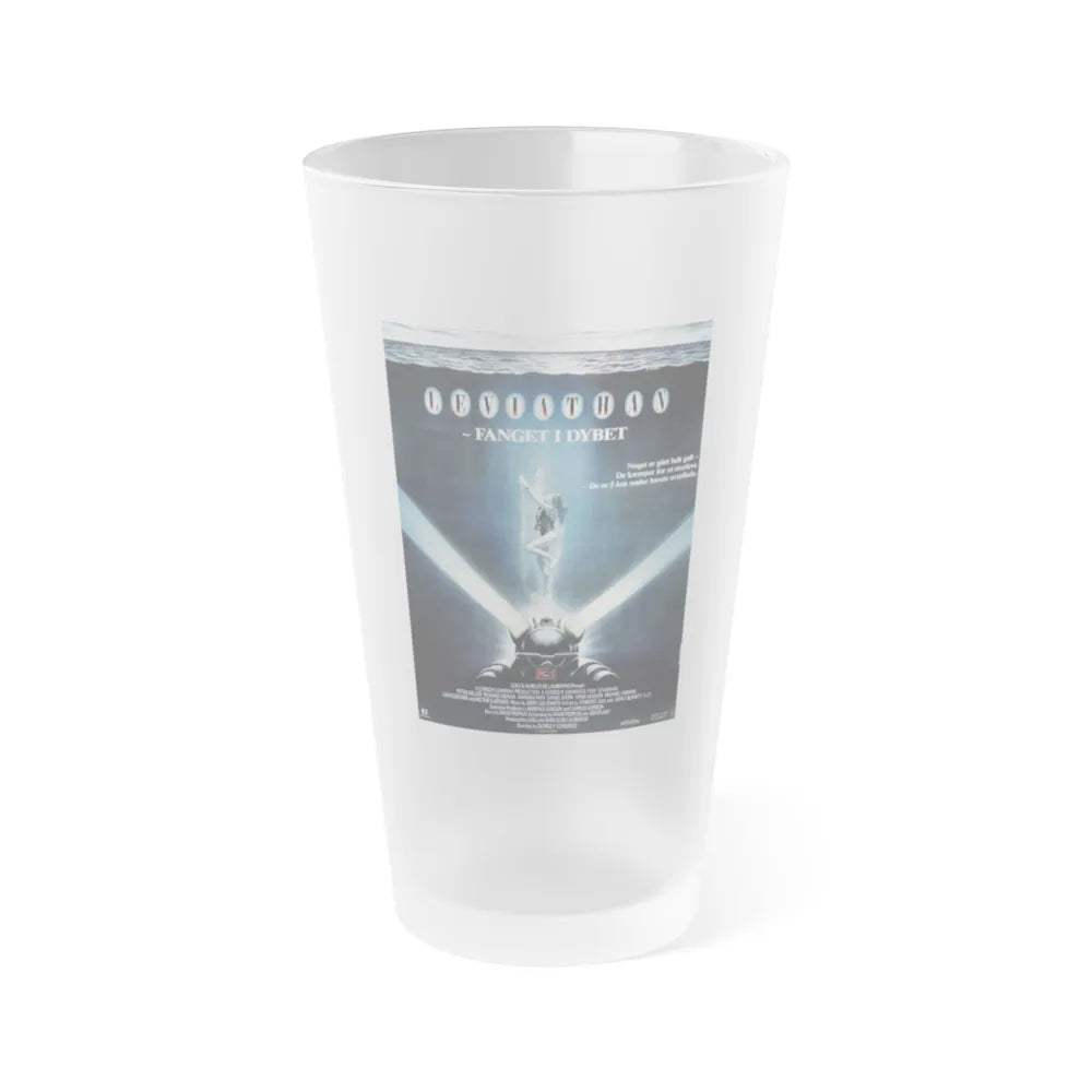 LEVIATHAN (DANISH) 1989 Movie Poster - Frosted Pint Glass 16oz-16oz-Frosted-Go Mug Yourself