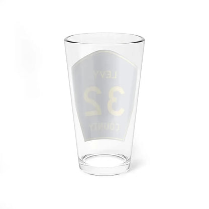 Levy County 32 (Florida) (Road Sign) Pint Glss 16oz - Go Mug Yourself