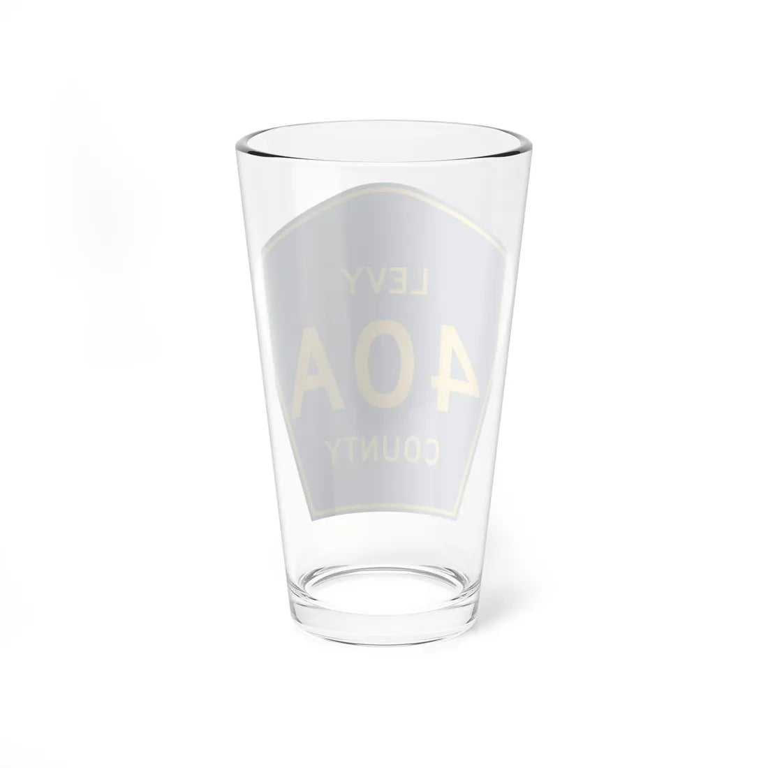 Levy County 40A (Florida) (Road Sign) Pint Glass 16oz - Go Mug Yourself
