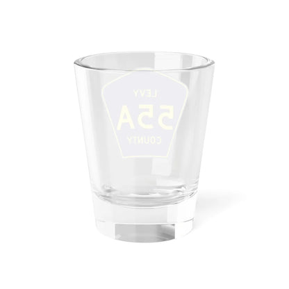 Levy County 55A (Florida) (Road Sign) Shot Glass 1.5oz - Go Mug Yourself
