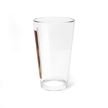 Lew Archer  Zebra Striped Hearse, paperback cover (Bantam Books, 1978)_ signature - Pint Glass 16oz - Go Mug Yourself