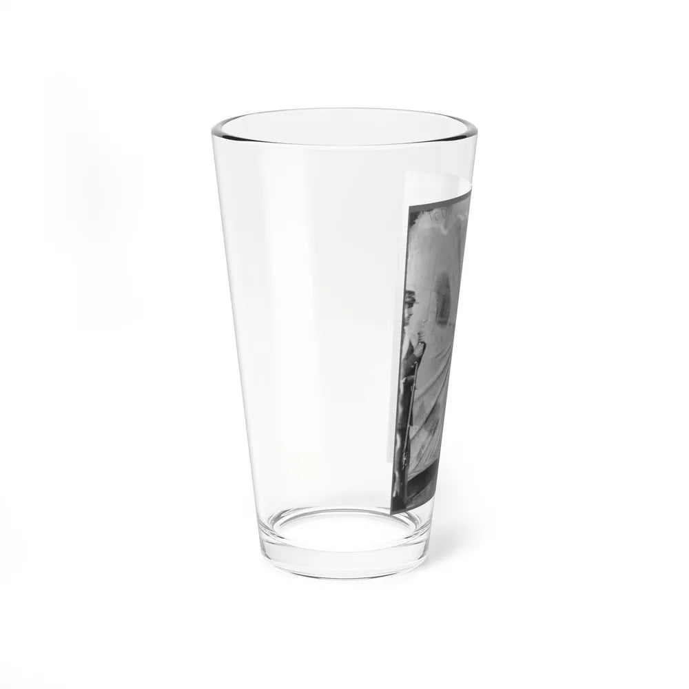 Lewis Payne, Lincoln Conspirator, Full-Length Portrait, Standing In Front Of Tent, Facing Right (U.S. Civil War) Pint Glass 16oz-Go Mug Yourself