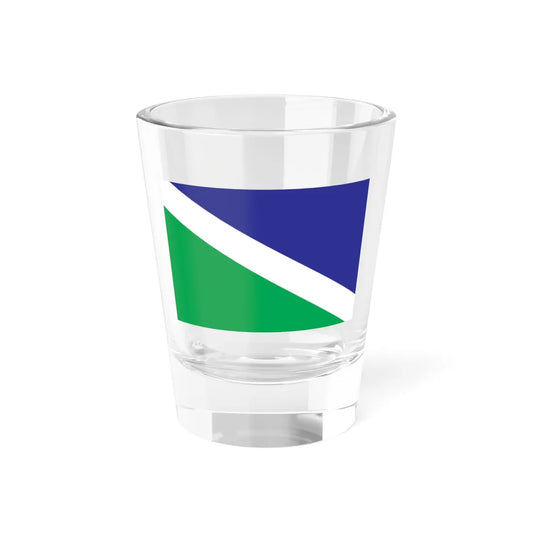 Lüganuse valla lipp (Estonia) Shot Glass 1.5oz 1.5oz - Go Mug Yourself