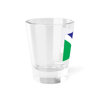 Lüganuse valla lipp (Estonia) Shot Glass 1.5oz - Go Mug Yourself