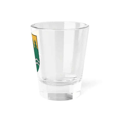 Līgatnes novads COA (Latvia) (Coat of Arms) Shot Glass 1.5oz - Go Mug Yourself
