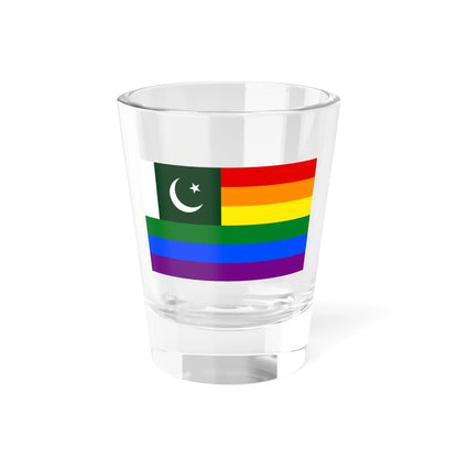 LGBT Ensign of Pakistan (Pakistan) Shot Glass 1.5oz 1.5oz - Go Mug Yourself