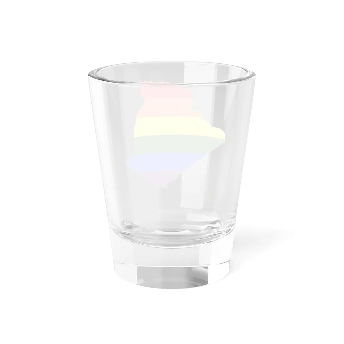 LGBT flag map of Algeria (Algeria) Shot Glass 1.5oz - Go Mug Yourself