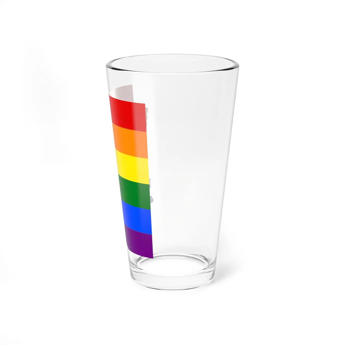 LGBT flag map of Arizona (United States) Pint Glass 16oz - Go Mug Yourself