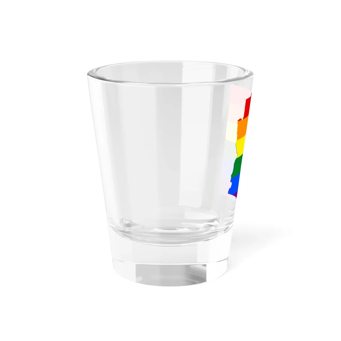 LGBT flag map of Arizona (United States) Shot Glass 1.5oz - Go Mug Yourself