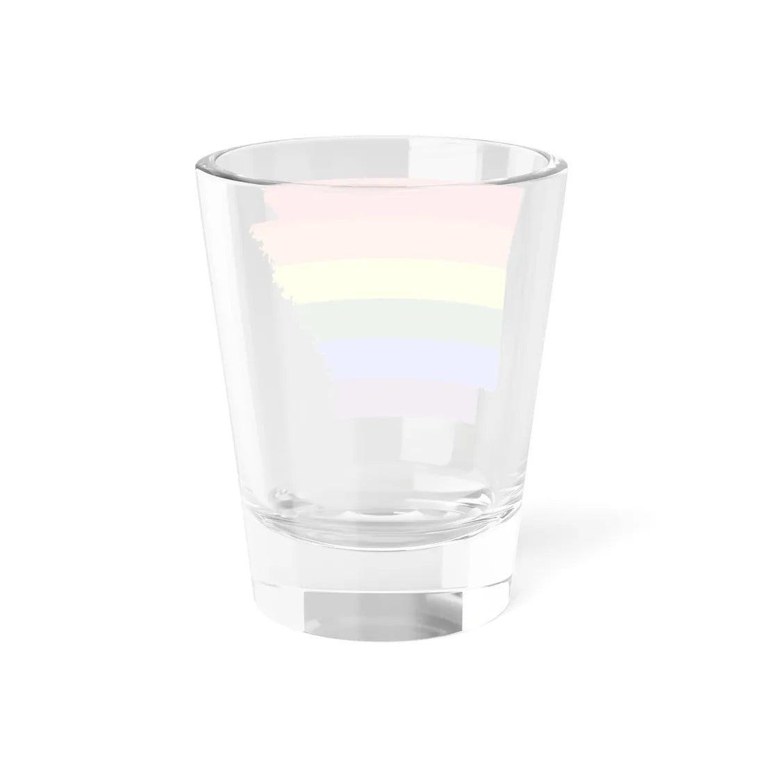 LGBT flag map of Arkansas (United States) Shot Glass 1.5oz - Go Mug Yourself