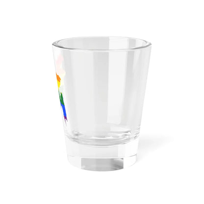 LGBT flag map of Bangladesh (Bangladesh) Shot Glass 1.5oz - Go Mug Yourself