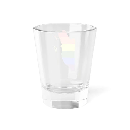 LGBT flag map of Belize (Belize) Shot Glass 1.5oz - Go Mug Yourself