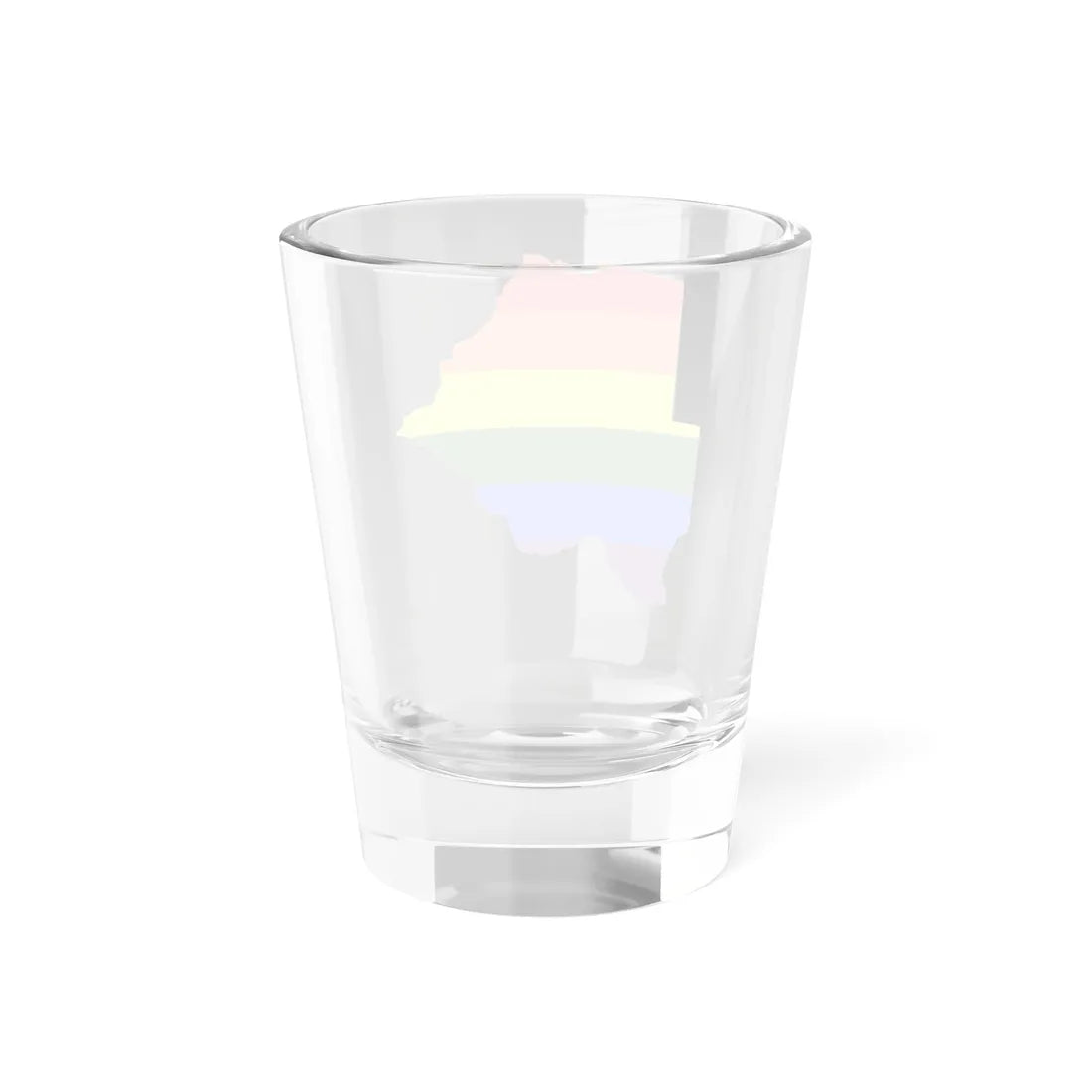 LGBT flag map of Botswana (Botswana) Shot Glass 1.5oz - Go Mug Yourself
