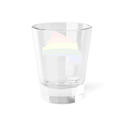 LGBT flag map of Burkina Faso (Burkina Faso) Shot Glass 1.5oz - Go Mug Yourself
