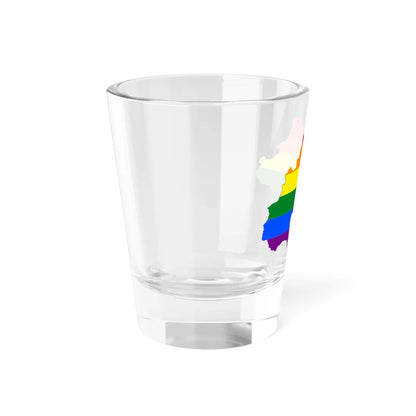 LGBT flag map of Burkina Faso (Burkina Faso) Shot Glass 1.5oz - Go Mug Yourself
