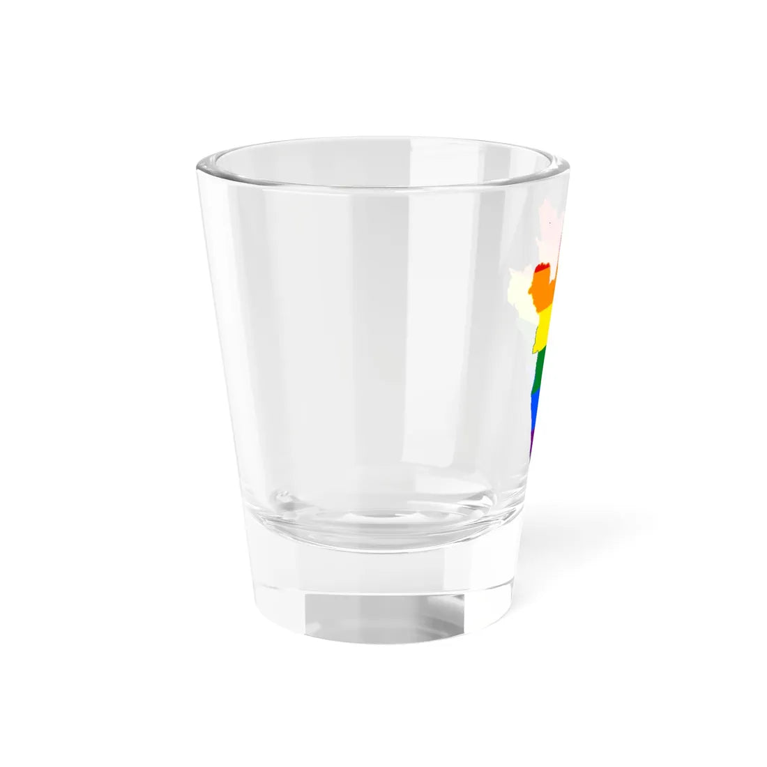 LGBT flag map of Burundi (Burundi) Shot Glass 1.5oz - Go Mug Yourself
