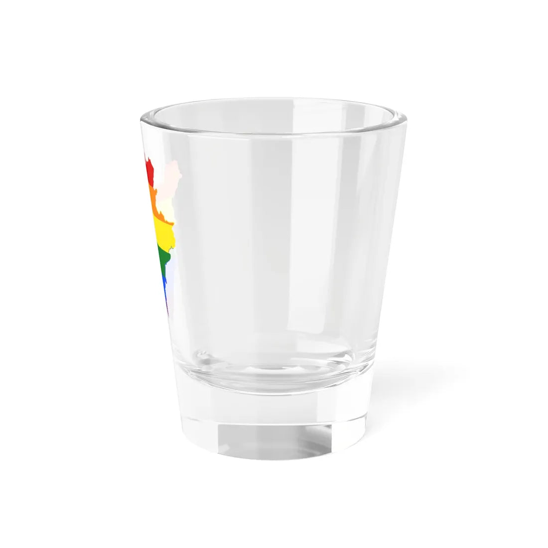 LGBT flag map of Burundi (Burundi) Shot Glass 1.5oz - Go Mug Yourself