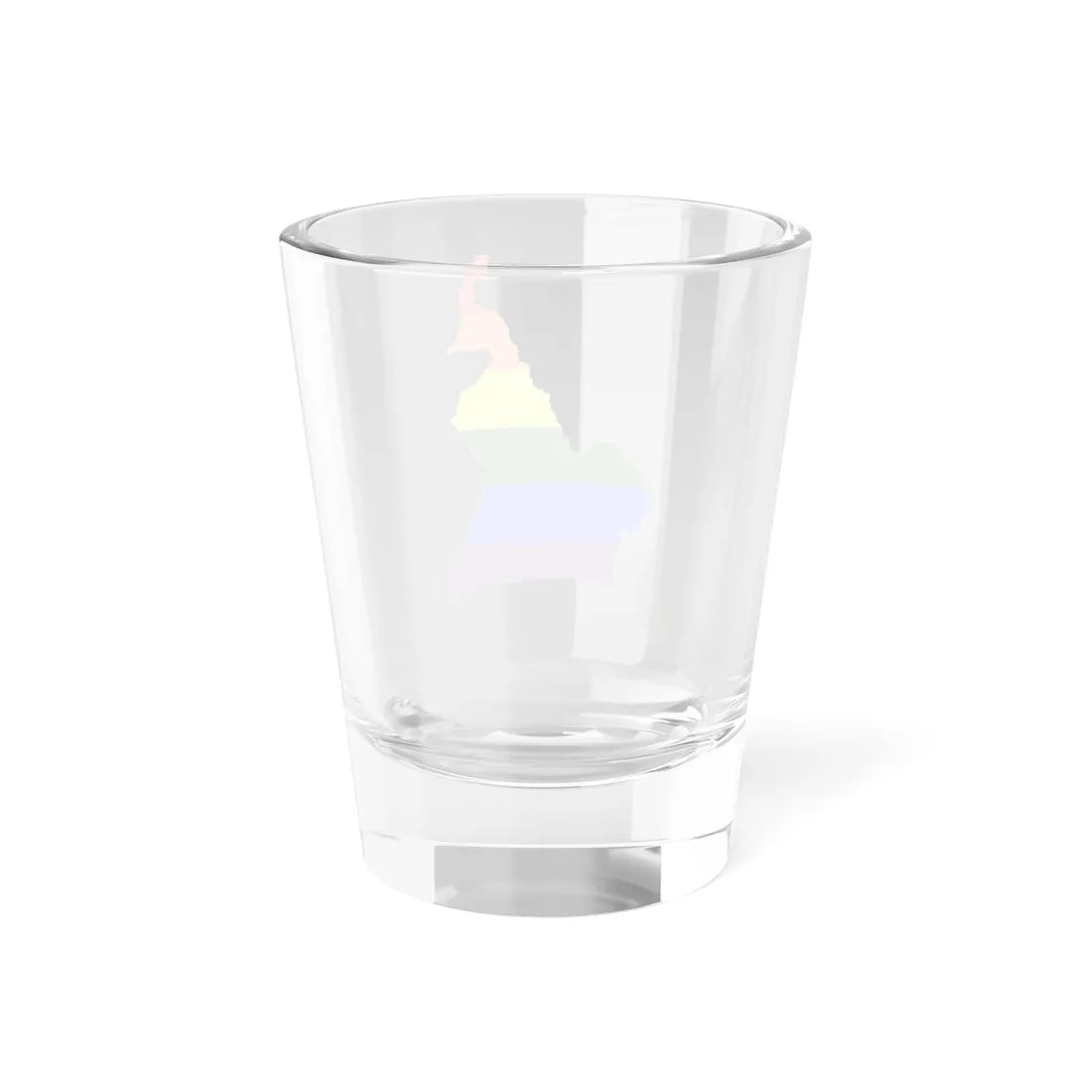 LGBT flag map of Cameroon (Cameroon) Shot Glass 1.5oz - Go Mug Yourself