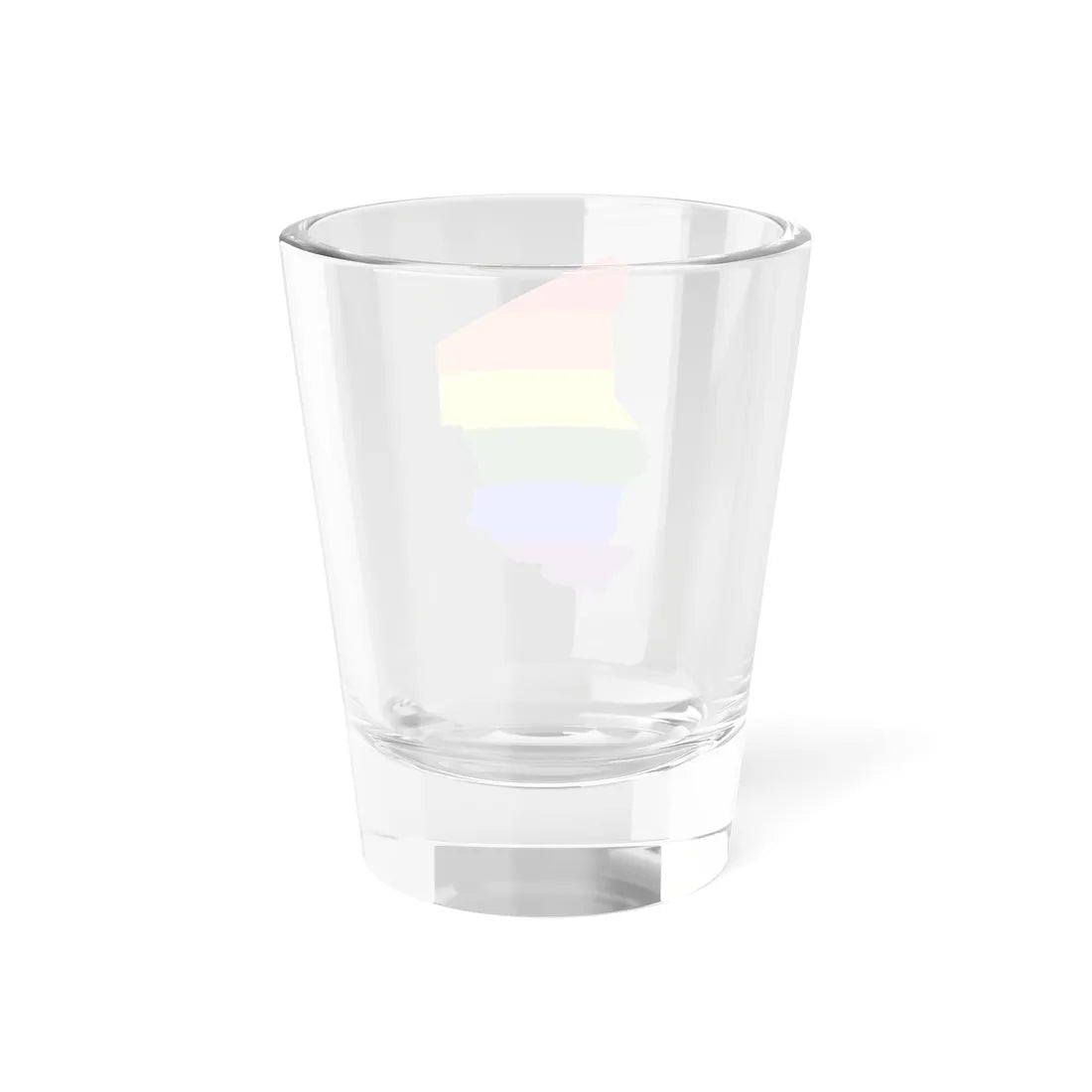LGBT flag map of Chad (Chad) Shot Glass 1.5oz - Go Mug Yourself