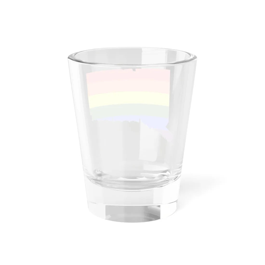 LGBT flag map of Connecticut (United States) Shot Glass 1.5oz - Go Mug Yourself