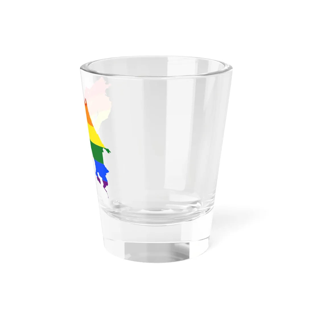 LGBT flag map of Costa Rica (Costa Rica) Shot Glass 1.5oz - Go Mug Yourself