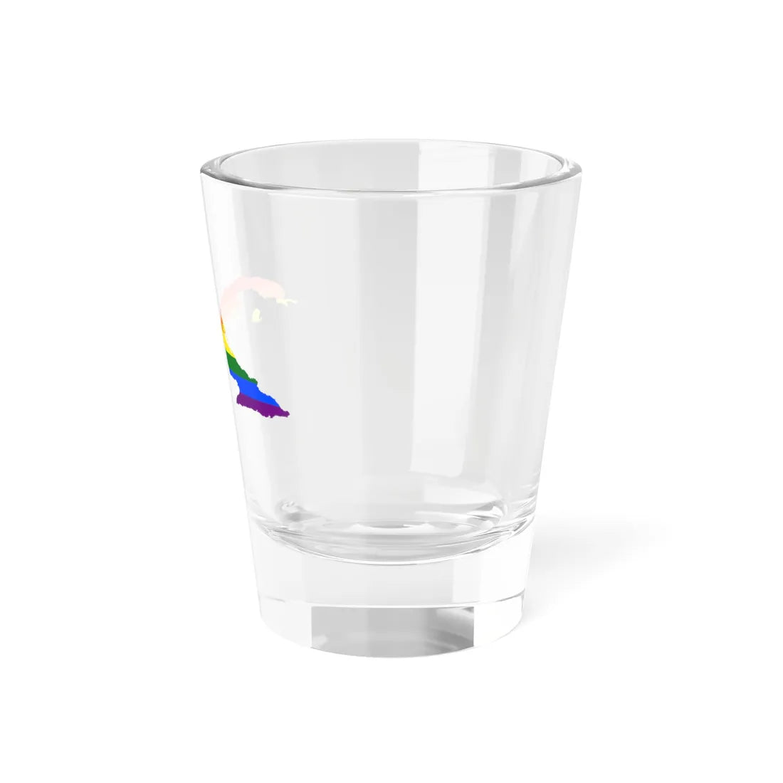 LGBT flag map of Cuba (Cuba) Shot Glass 1.5oz - Go Mug Yourself