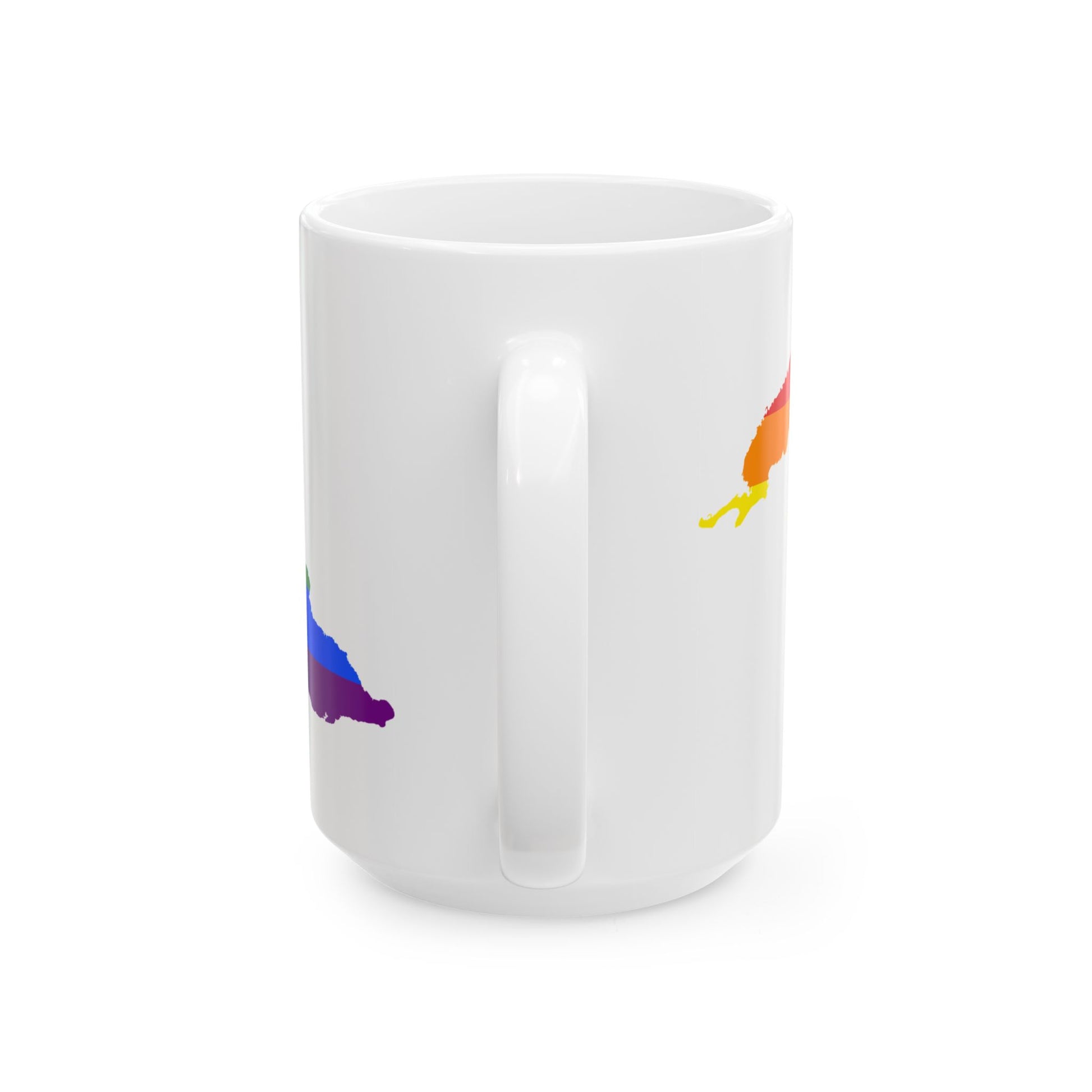 LGBT flag map of Cuba (Cuba) White Coffee Mug-Go Mug Yourself