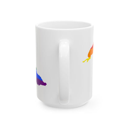 LGBT flag map of Cuba (Cuba) White Coffee Mug-Go Mug Yourself
