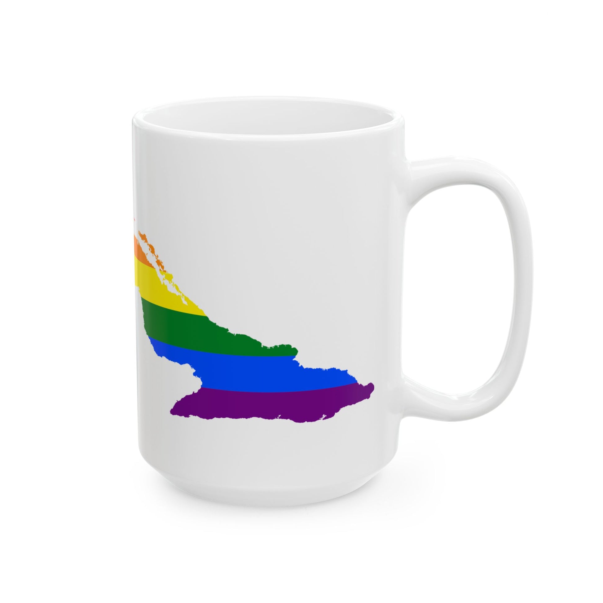 LGBT flag map of Cuba (Cuba) White Coffee Mug-Go Mug Yourself