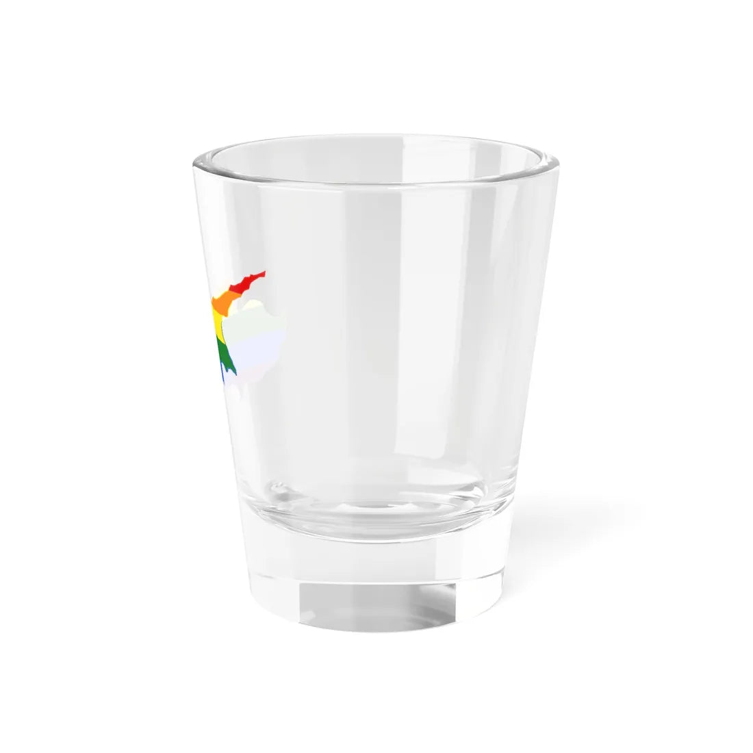 LGBT flag map of Cyprus (Cyprus) Shot Glass 1.5oz - Go Mug Yourself
