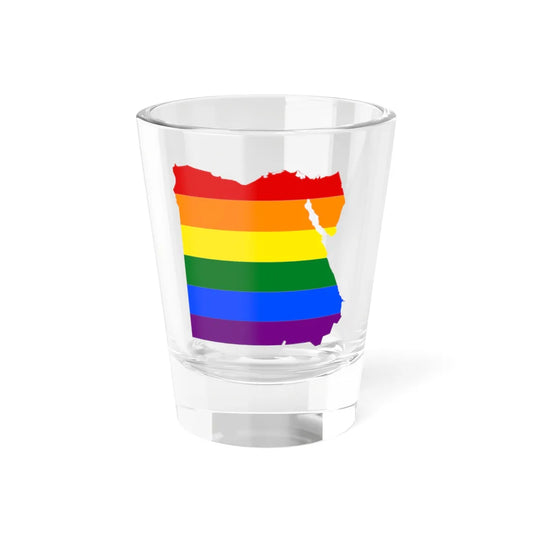 LGBT flag map of Egypt (Egypt) Shot Glass 1.5oz 1.5oz - Go Mug Yourself
