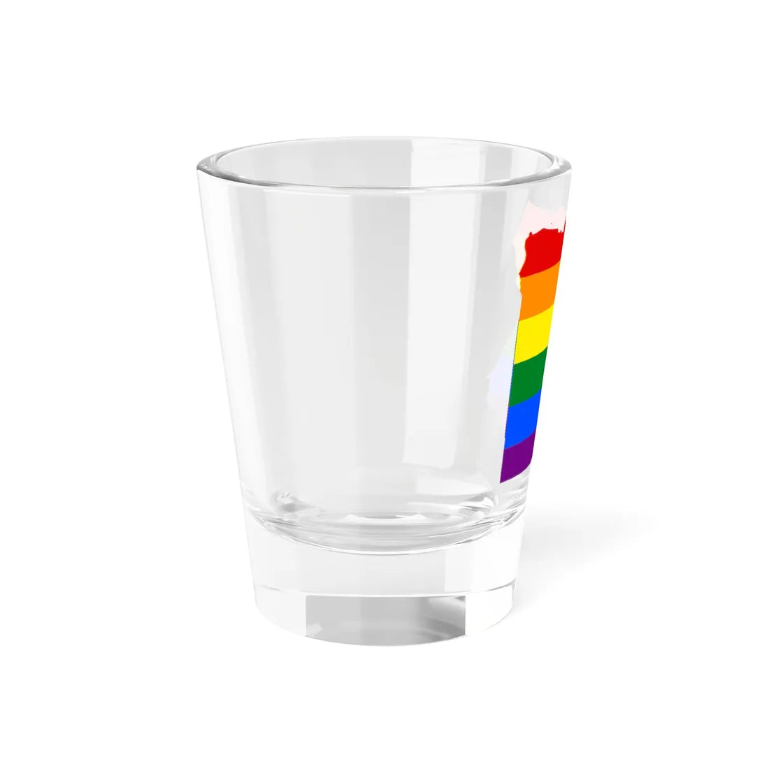 LGBT flag map of Egypt (Egypt) Shot Glass 1.5oz - Go Mug Yourself
