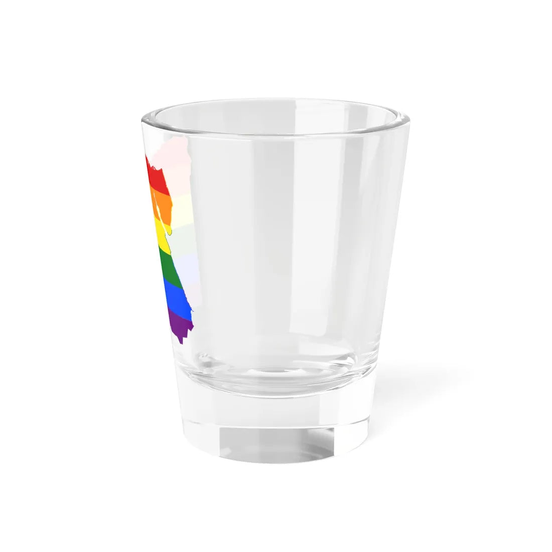 LGBT flag map of Egypt (Egypt) Shot Glass 1.5oz - Go Mug Yourself