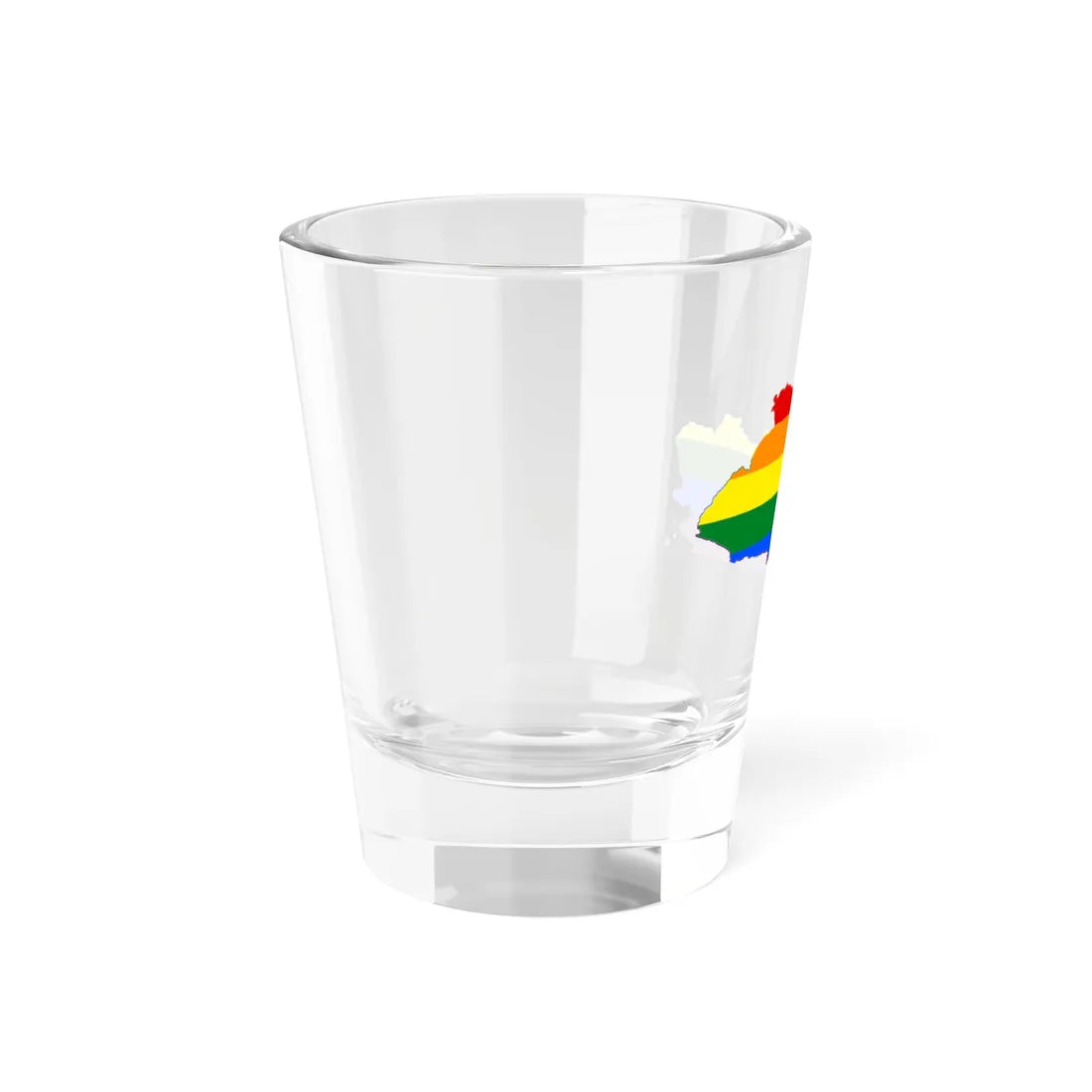 LGBT flag map of El Salvador (El Salvador) Shot Glass 1.5oz - Go Mug Yourself