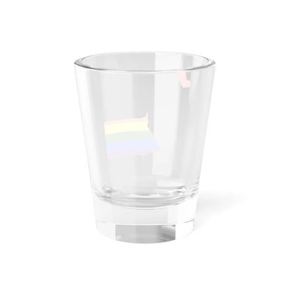 LGBT flag map of Equatorial Guinea (Equatorial Guinea) Shot Glass 1.5oz - Go Mug Yourself