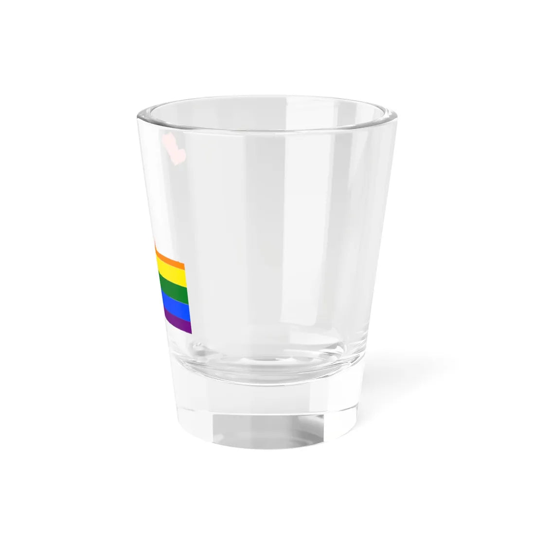 LGBT flag map of Equatorial Guinea (Equatorial Guinea) Shot Glass 1.5oz - Go Mug Yourself