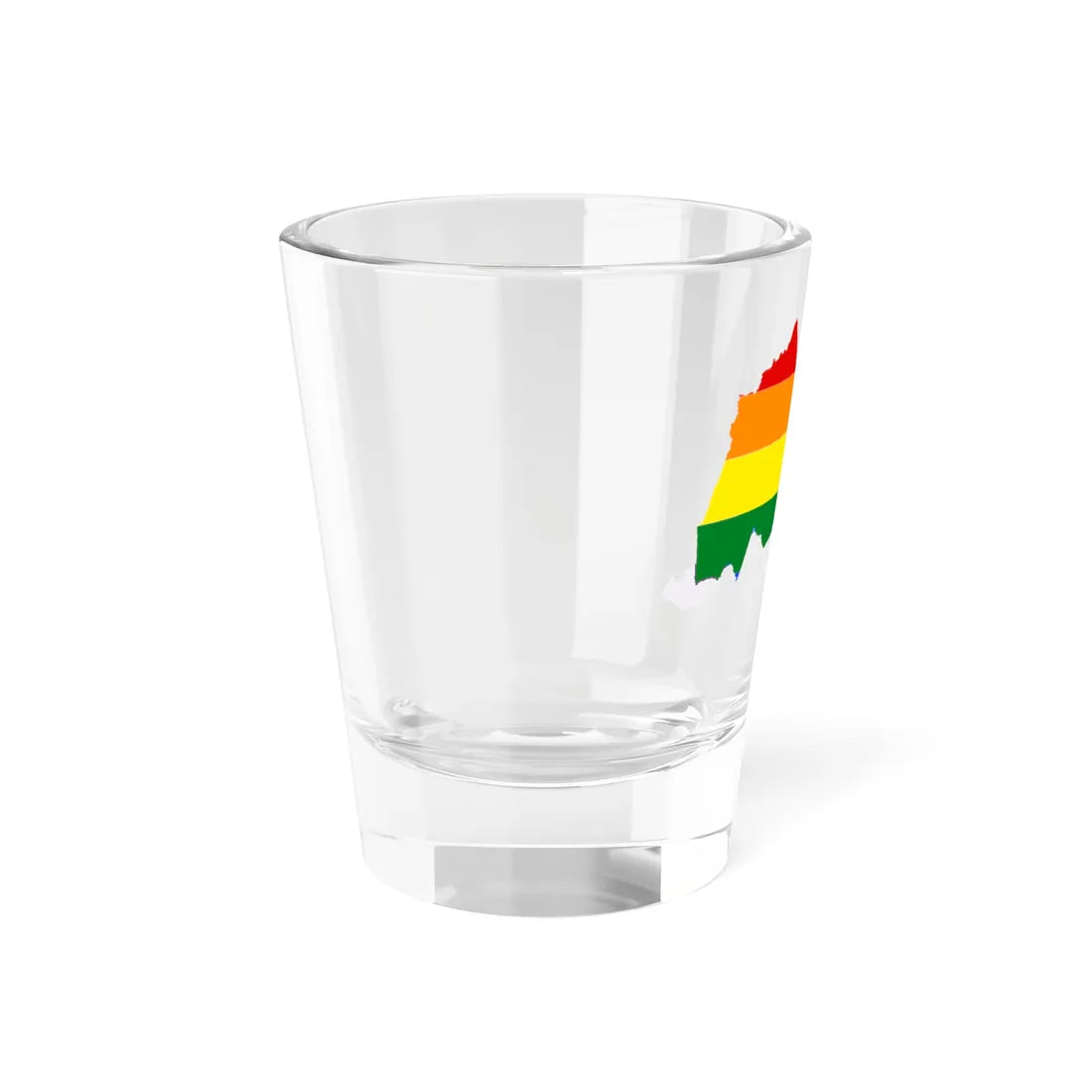 LGBT flag map of Eritrea (Eritrea) Shot Glass 1.5oz - Go Mug Yourself