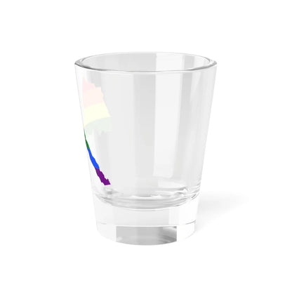 LGBT flag map of Eritrea (Eritrea) Shot Glass 1.5oz - Go Mug Yourself