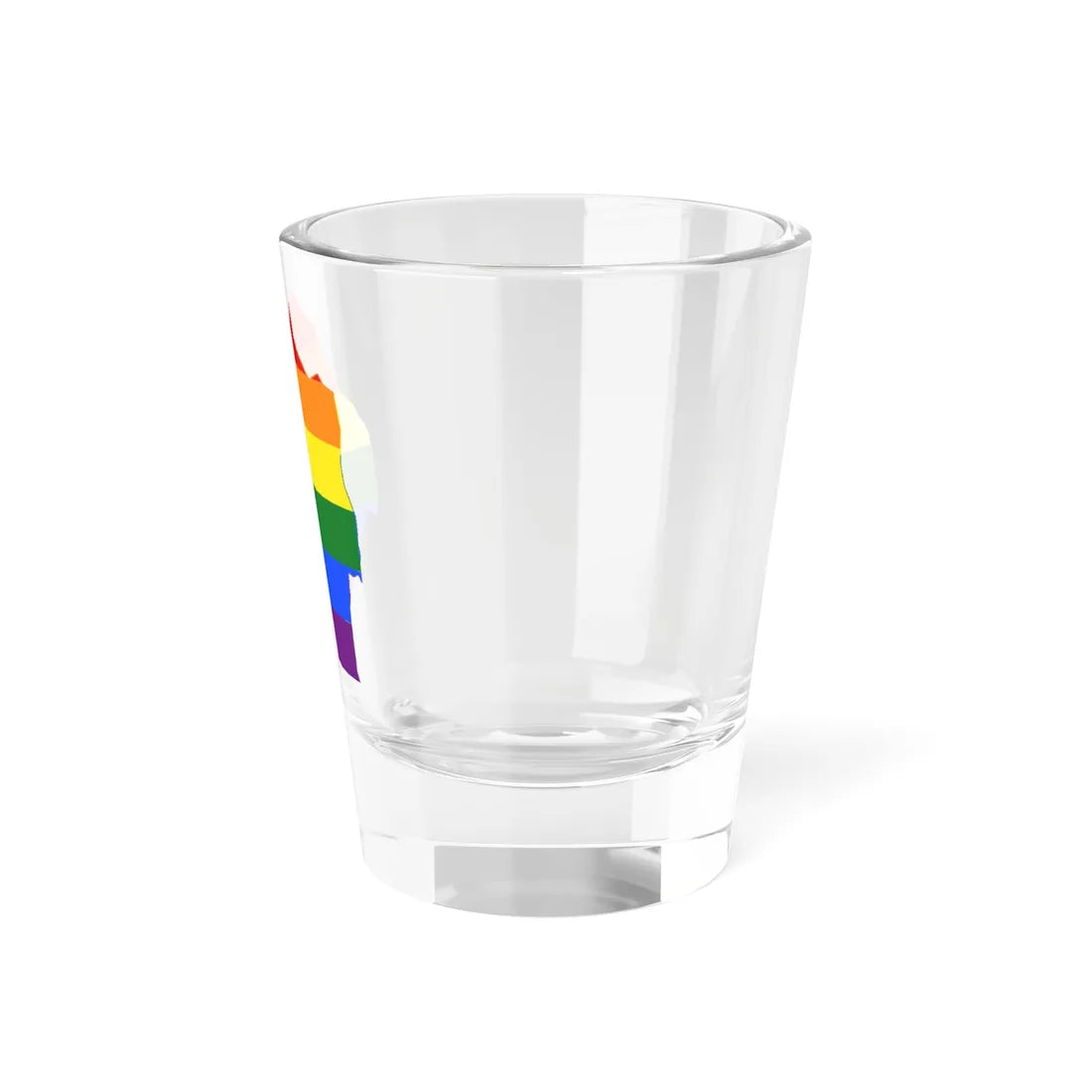 LGBT flag map of Eswatini (Eswatini) Shot Glass 1.5oz - Go Mug Yourself
