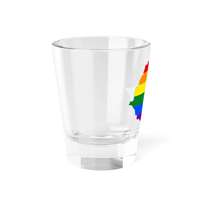 LGBT flag map of Ethiopia (Ethiopia) Shot Glass 1.5oz - Go Mug Yourself