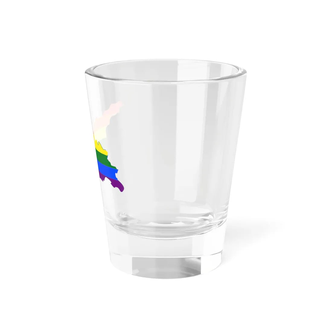 LGBT flag map of Georgia (Georgia) Shot Glass 1.5oz - Go Mug Yourself